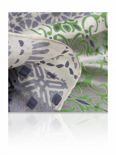 Палантин Женский SN-TILE.PERSIA/YELL.GREEN